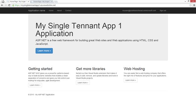my single tennant app 1